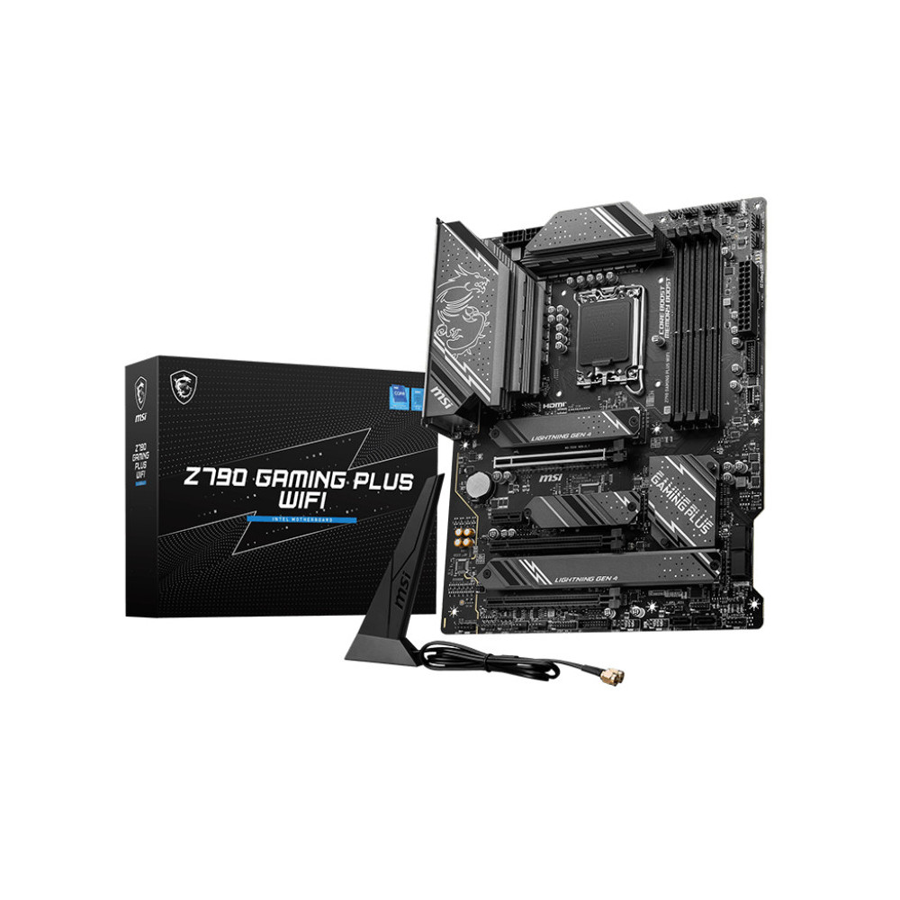 MSICM043476 MSI Z790 GAMING PLUS WIFI - INTEL LGA 1700 - ATX - 4x DDR5 - 3x PCIE X16 - 4x M. MSICM043476 MSI Z790 GAMING PLUS WIFI - INTEL LGA 1700 - ATX - 4x DDR5 - 3x PCIE X16 - 4x M.