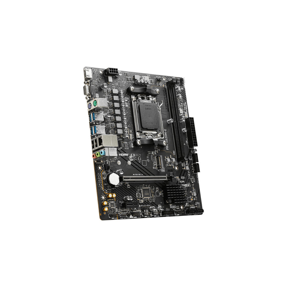 MSICM043475 MSI PRO A620M-E - AMD AM5 - MATX - 2x DDR5 - HDMI - VGA - M.2