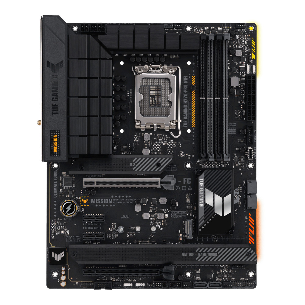 ASUCM042760 ASUS TUF GAMING H770-PRO WIFI - ATX - LGA 1700 - 4x DDR5 - HDMI - DP - 2x PCIE X