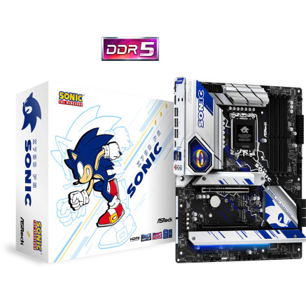 ASRCM042856 ASROCK Z790 PG SONIC - ATX - INTEL LGA 1700 - 4x DDR5 - 5x M.2 - 2x PCIE X16