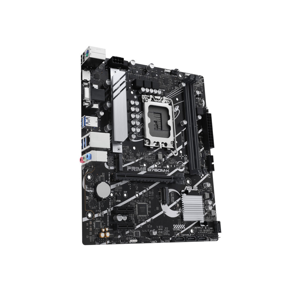 ASUCM042443 ASUS PRIME B760M-K - MATX - LGA 1700 - 2x DDR5 - HDMI - VGA - 2x M.2
