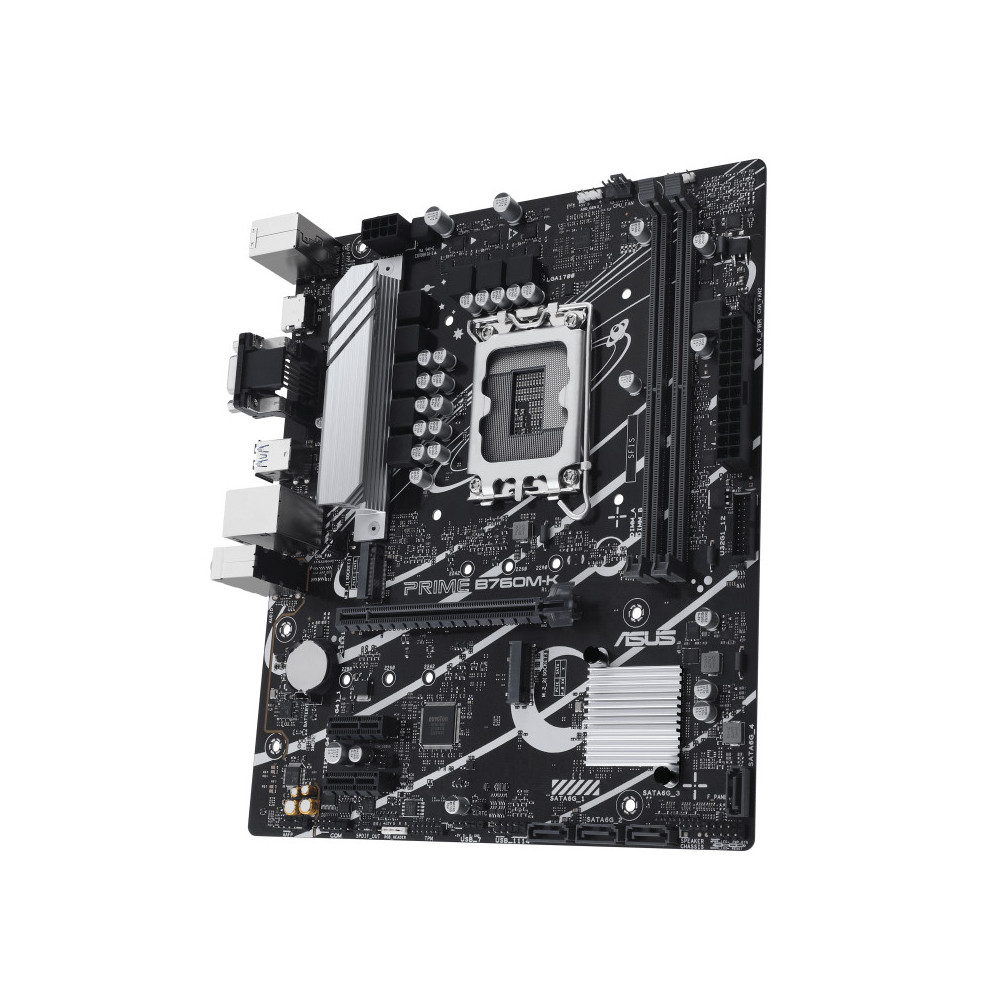 ASUCM042443 ASUS PRIME B760M-K - MATX - LGA 1700 - 2x DDR5 - HDMI - VGA - 2x M.2