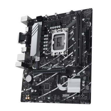 ASUCM042443 ASUS PRIME B760M-K - MATX - LGA 1700 - 2x DDR5 - HDMI - VGA - 2x M.2