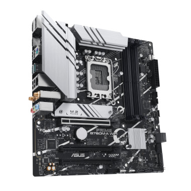 ASUCM042442 ASUS PRIME B760M-A WIFI - MATX - LGA 1700 - 4x DDR5 - HDMI - DP - 2x M.2 -WIFI6