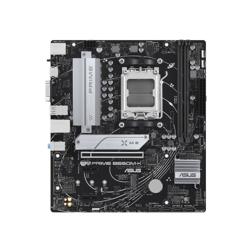 ASUCM042438 ASUS PRIME B650M-K - MATX - 2x DDR5 - HDMI - VGA - 2x M.2 ASUCM042438 ASUS PRIME B650M-K - MATX - 2x DDR5 - HDMI - VGA - 2x M.2
