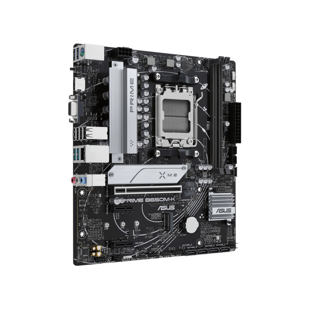 ASUCM042438 ASUS PRIME B650M-K - MATX - 2x DDR5 - HDMI - VGA - 2x M.2