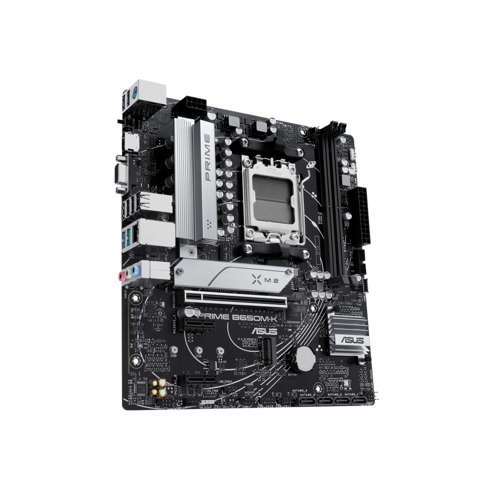 ASUCM042438 ASUS PRIME B650M-K - MATX - 2x DDR5 - HDMI - VGA - 2x M.2