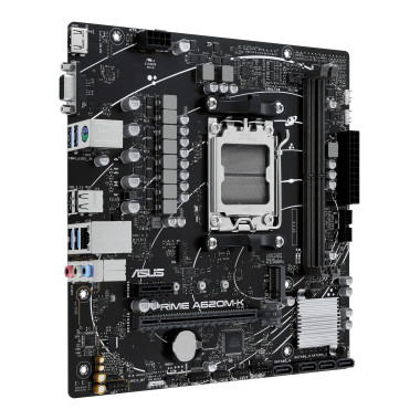 ASUCM042437 ASUS PRIME A620M-K - MATX - AM5 - 2x DDR5 -HDMI - VGA - M.2