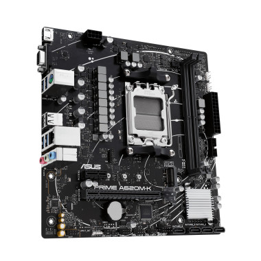 ASUCM042437 ASUS PRIME A620M-K - MATX - AM5 - 2x DDR5 -HDMI - VGA - M.2