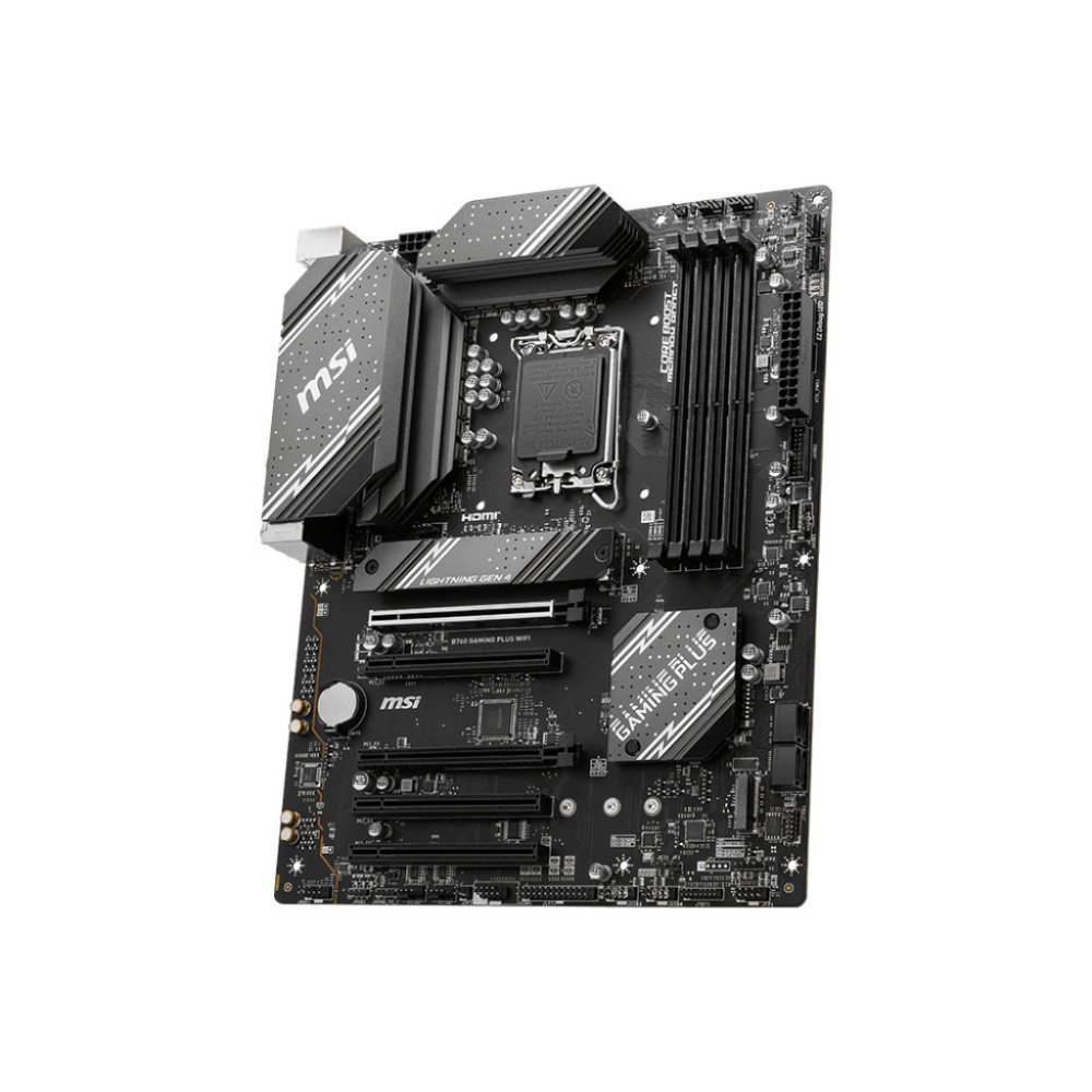MSICM042074 MSI  B760 GAMING PLUS WIFI - ATX - LGA 1700 - 4x DDR5 -2x PCIE X16 - 2.5G LAN -