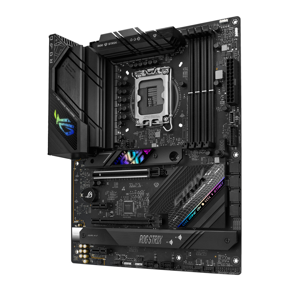 ASUCM041463 ASUS ROG STRIX B760-F GAMING - ATX - LGA 1700 - 4x DDR5 - PCIE 5.0 - HDMI - DP -