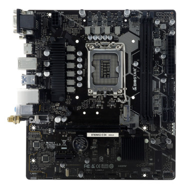 BIOCM041416 BIOSTAR B760MX2-E D4 - MATX - LGA 1700 - 2x DDR4 - HDMI - DVI - VGA - 1x M.2