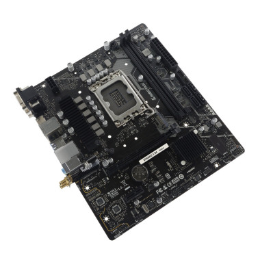 BIOCM041416 BIOSTAR B760MX2-E D4 - MATX - LGA 1700 - 2x DDR4 - HDMI - DVI - VGA - 1x M.2