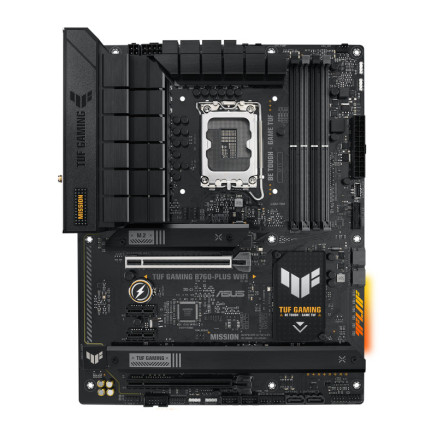 ASUCM041351 ASUS TUF GAMING B760-PLUS WIFI - ATX - LGA 1700 - 4x DDR5 - 2x PCIE X16 - HDMI -