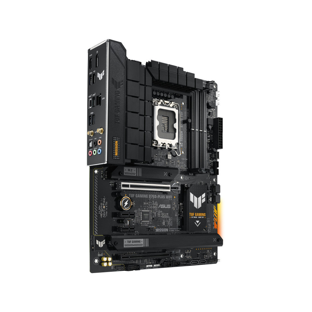 ASUCM041351 ASUS TUF GAMING B760-PLUS WIFI - ATX - LGA 1700 - 4x DDR5 - 2x PCIE X16 - HDMI -