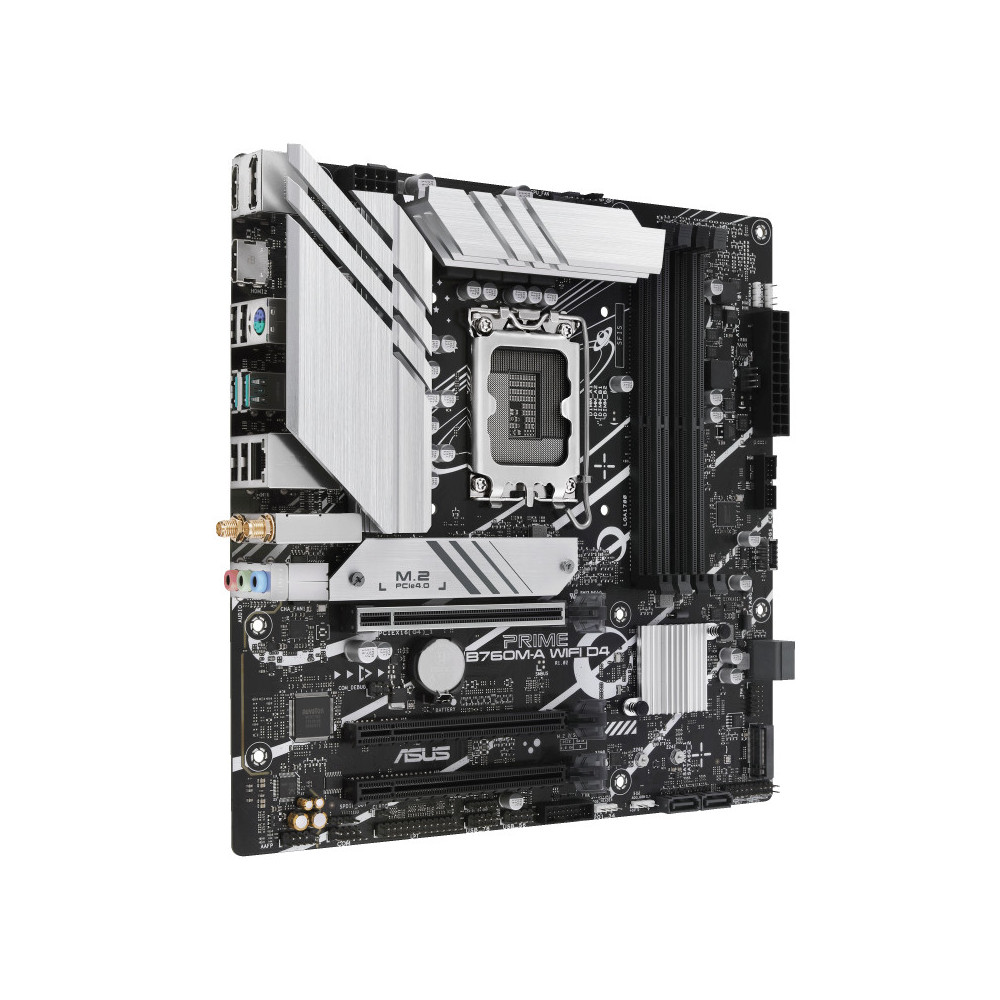 ASUCM041350 ASUS PRIME B760M-A WIFI D4 - MATX - LGA 1700 - 4x DDR4 - 3x PCIE X16 - 2x HDMI -