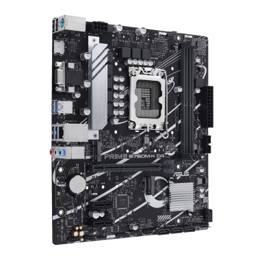ASUCM041347 ASUS PRIME B760M-K D4 - MATX - LGA 1700 - 2x DDR4 - HDMI - VGA - 2x M.2