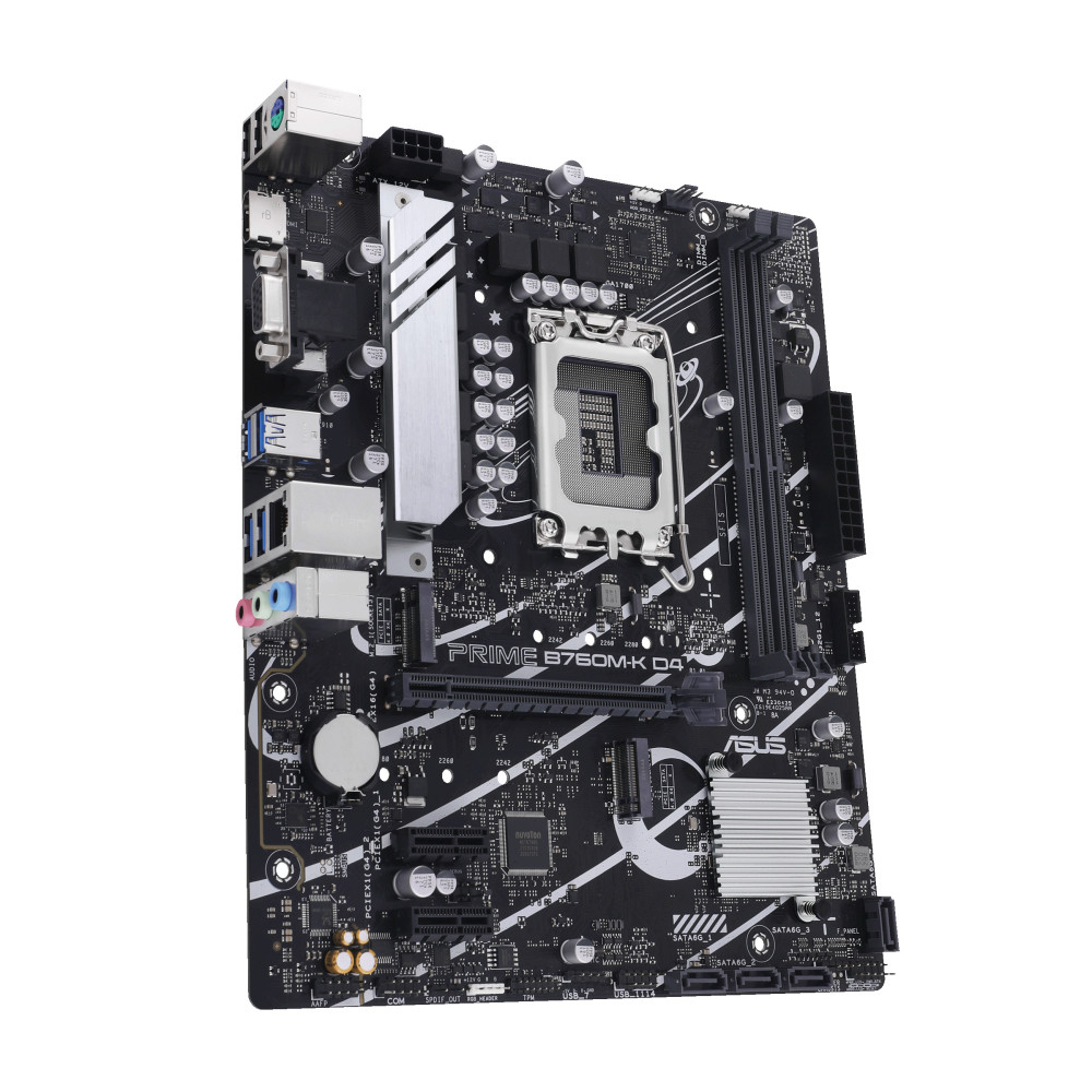 ASUCM041347 ASUS PRIME B760M-K D4 - MATX - LGA 1700 - 2x DDR4 - HDMI - VGA - 2x M.2