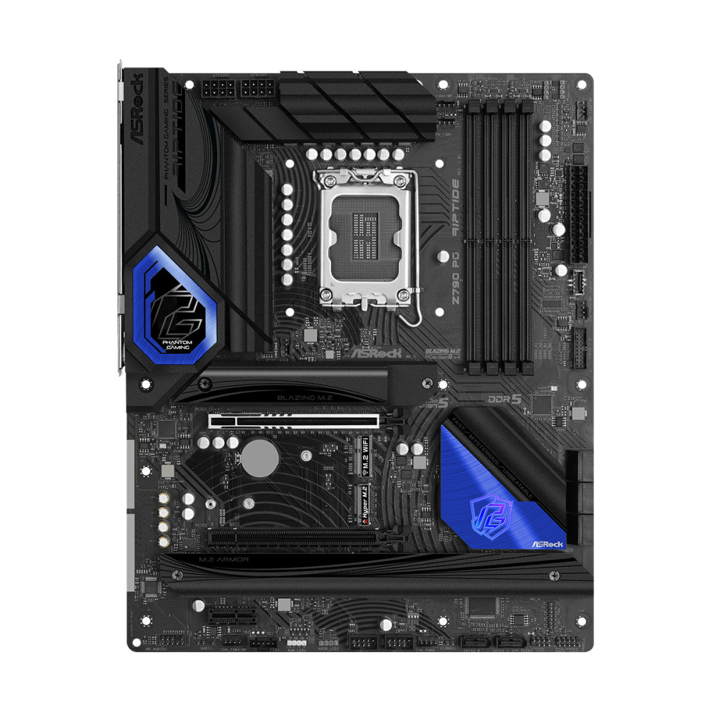 ASRCM041328 ASROCK Z790 PG RIPTIDE - ATX - LGA 1700 - 4x DDR5 - 3x PCIE X16 - 5x M.2