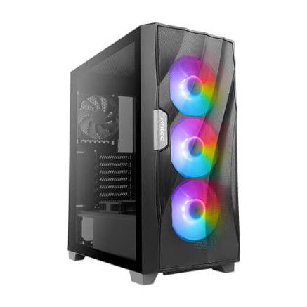 Antec Dark League DF700 FLUX - Mid tower - ATX - panneau latéral fenêtré (verre trempé) - pas d'alimentation - USB Audio