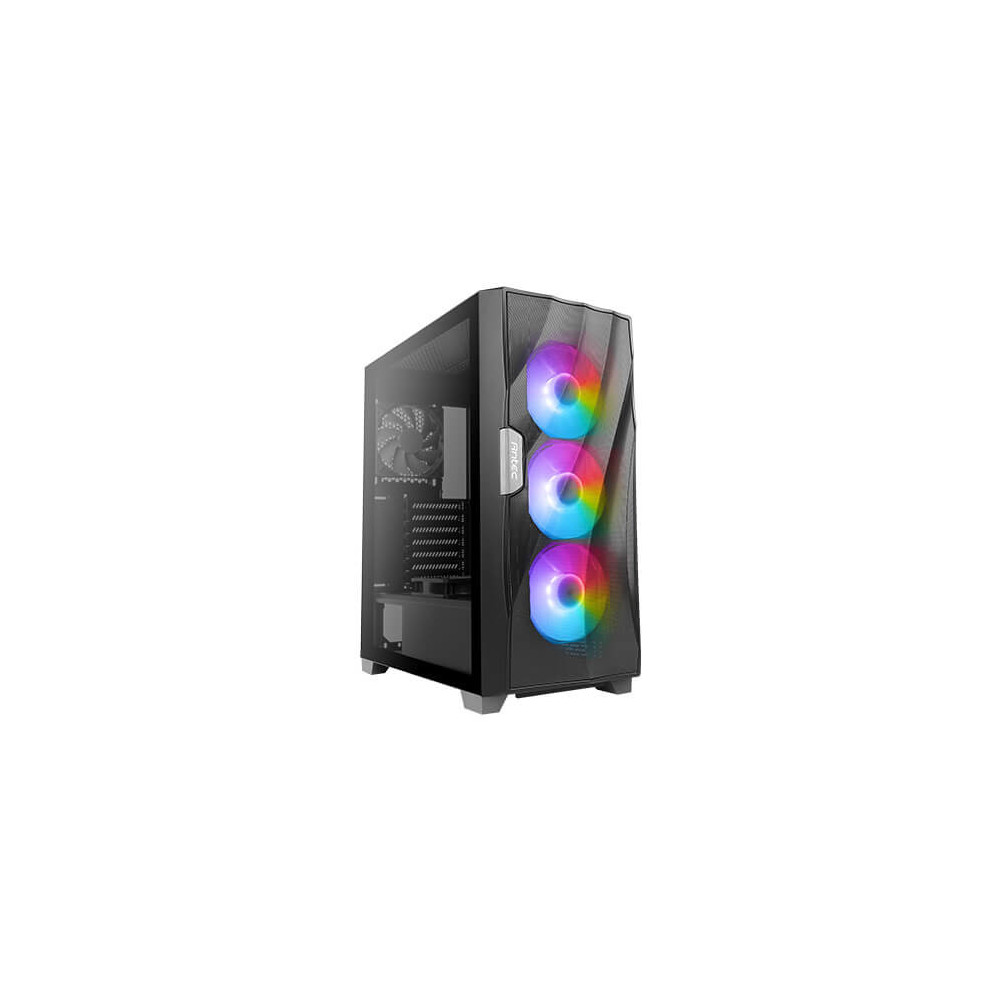 Antec Dark League DF700 FLUX - Mid tower - ATX - panneau latéral fenêtré (verre trempé) - pas d'alimentation - USB Audio Antec Dark League DF700 FLUX - Mid tower - ATX - panneau latéral fenêtré (verre trempé) - pas d'alimentation - USB Audio