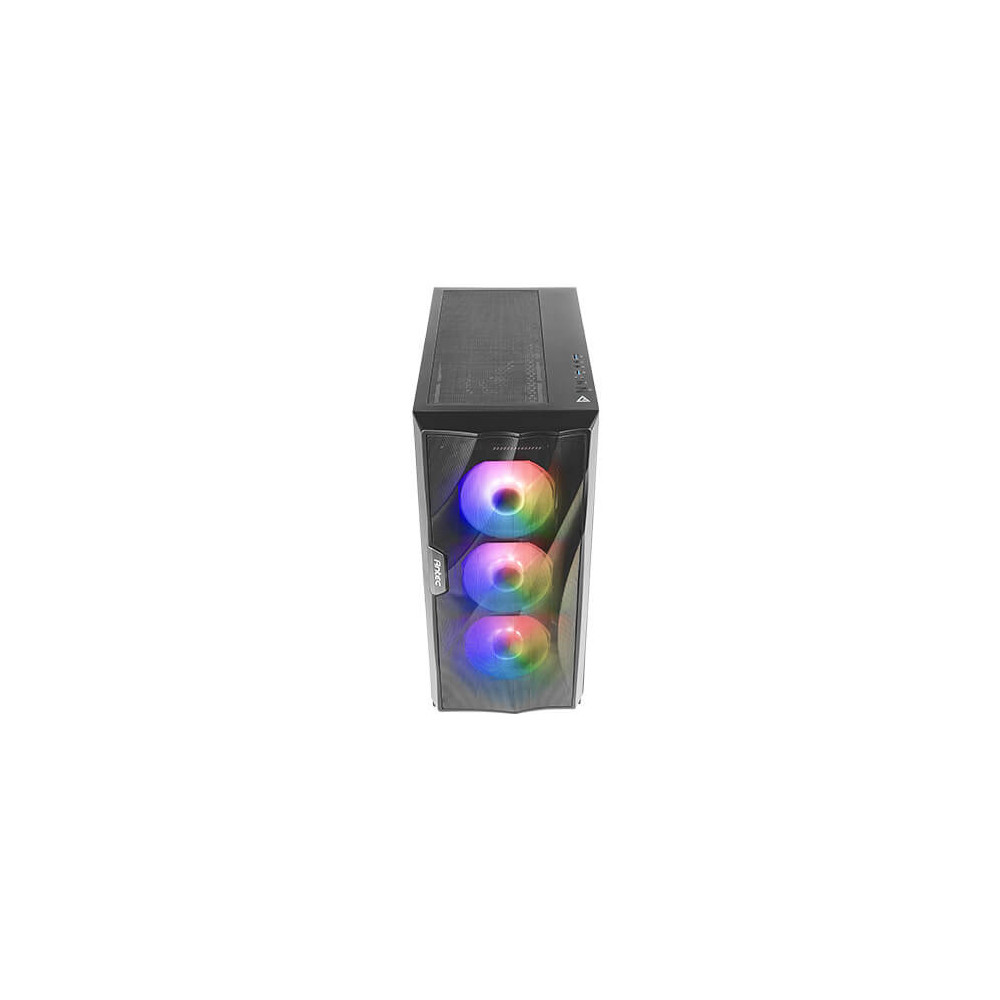 Antec Dark League DF700 FLUX - Mid tower - ATX - panneau latéral fenêtré (verre trempé) - pas d'alimentation - USB Audio
