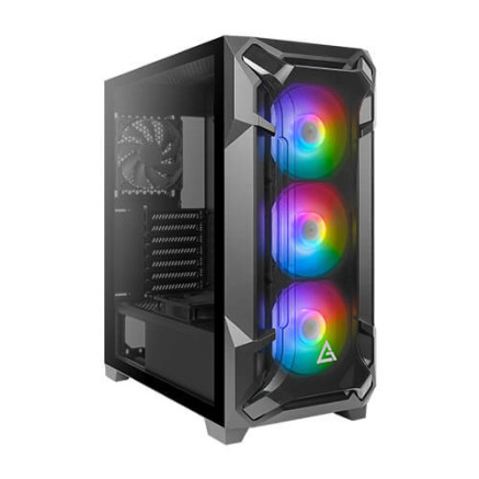 Antec DF600 Flux - Tour - ATX - panneau latéral fenêtré (verre trempé) - pas d'alimentation - USB Audio