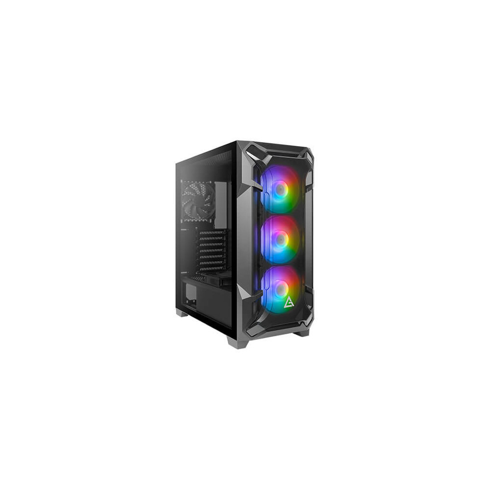 Antec DF600 Flux - Tour - ATX - panneau latéral fenêtré (verre trempé) - pas d'alimentation - USB Audio Antec DF600 Flux - Tour - ATX - panneau latéral fenêtré (verre trempé) - pas d'alimentation - USB Audio