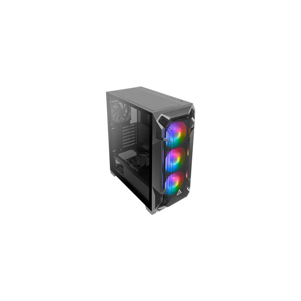 Antec DF600 Flux - Tour - ATX - panneau latéral fenêtré (verre trempé) - pas d'alimentation - USB Audio