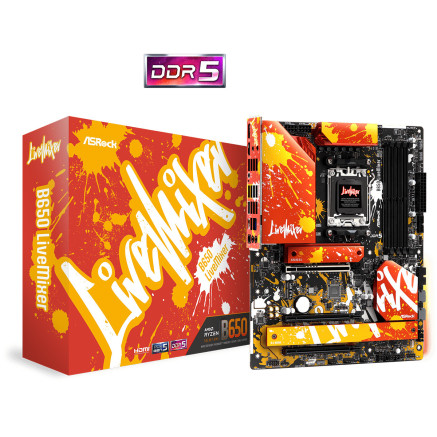 ASRCM040961 ASROCK B650 Live Mixer (AM5) (EU)