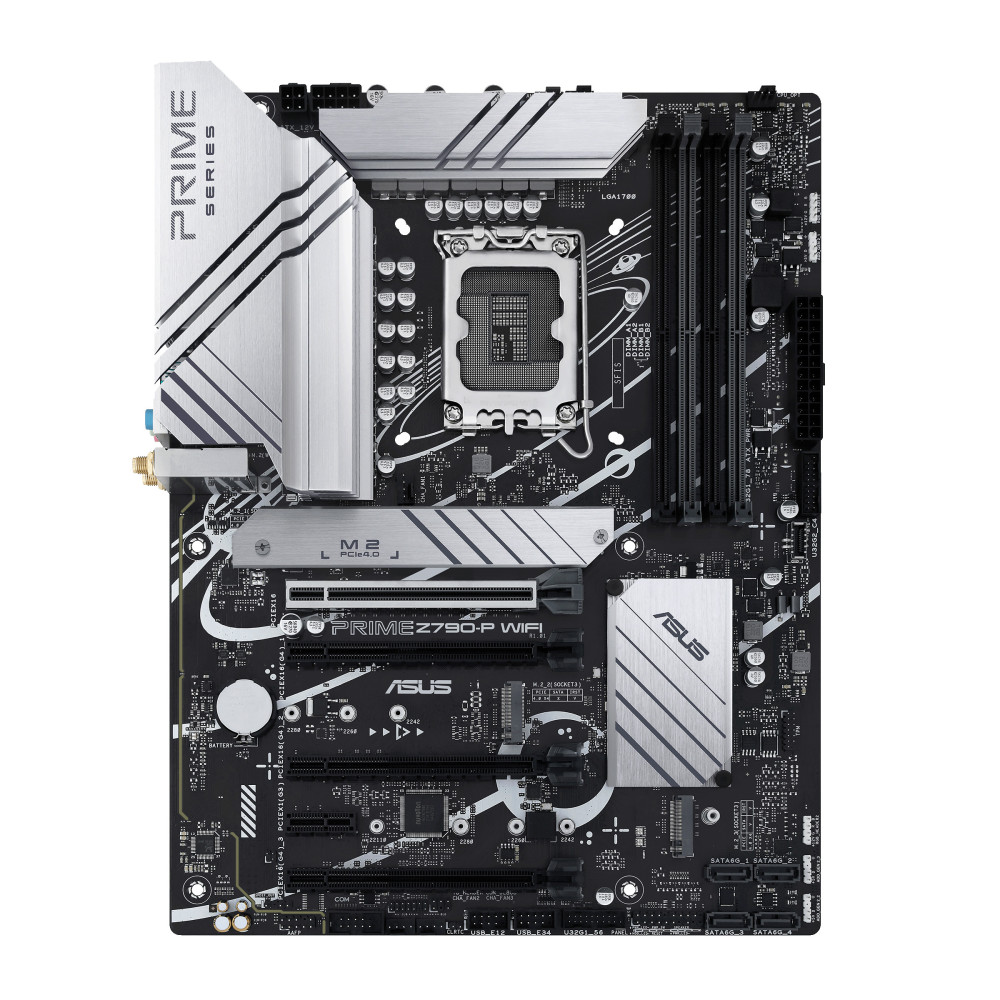 ASUCM040543 ASUS PRIME Z790-P WIFI - ATX - LGA 1700 - 4x DDR5 - 4x PCIE X16 - HDMI - DP - 3x ASUCM040543 ASUS PRIME Z790-P WIFI - ATX - LGA 1700 - 4x DDR5 - 4x PCIE X16 - HDMI - DP - 3x