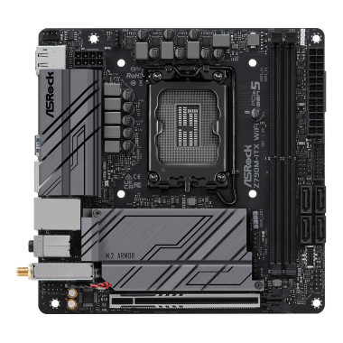 ASRCM040541 ASROCK Z790M-ITX WIFI - MINI-ITX - LGA 1700 - 2x DDR5 - HDMI - DP - 2x M.2 WIFI6