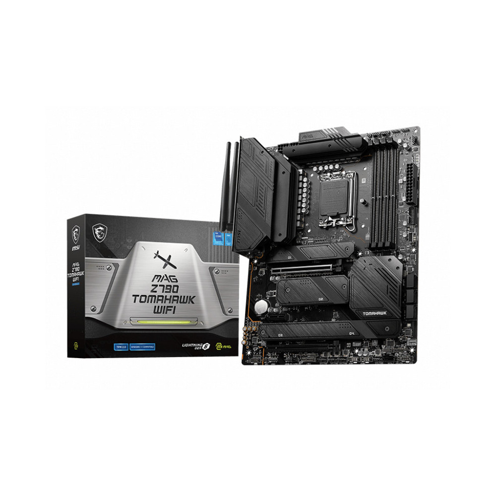 MSICM040533 MSI MAG Z790 TOMAHAWK WIFI - ATX - LGA 1700 - 4x DDR5 - 2x PCIE X16 - HDMI - DP MSICM040533 MSI MAG Z790 TOMAHAWK WIFI - ATX - LGA 1700 - 4x DDR5 - 2x PCIE X16 - HDMI - DP