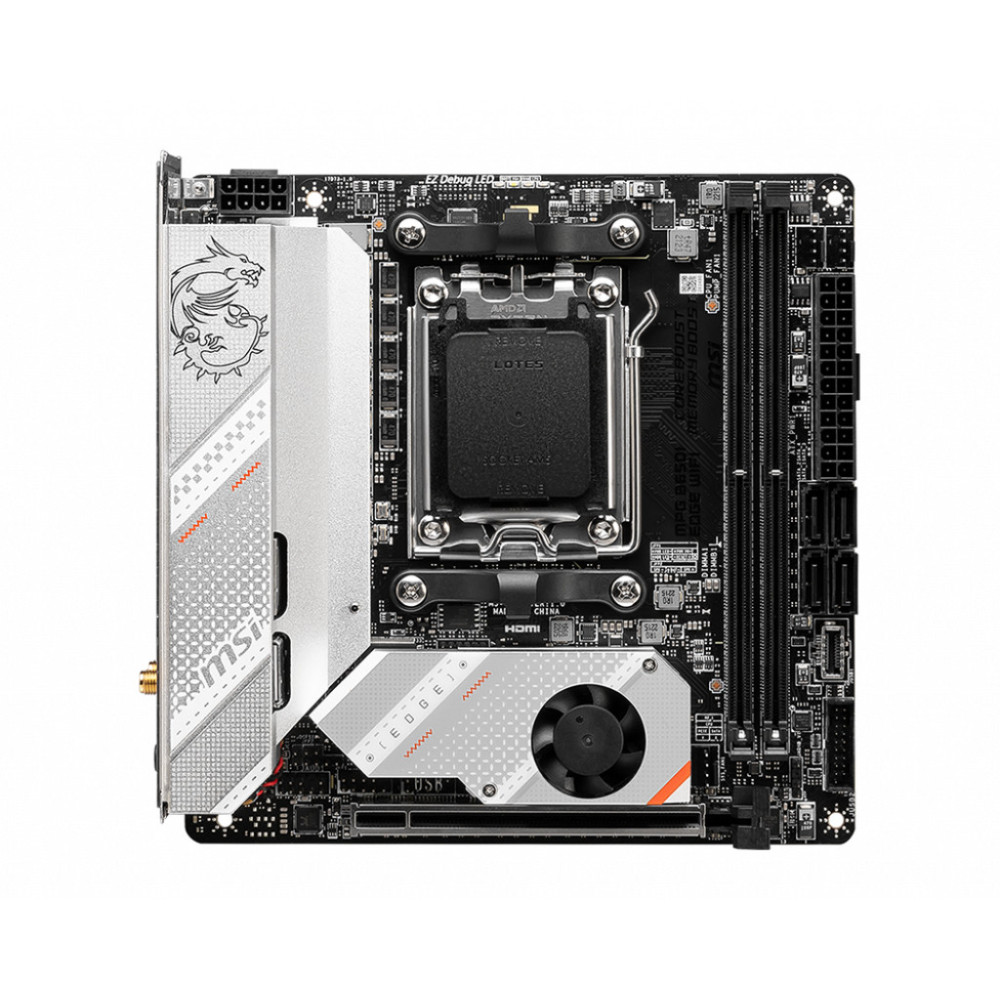 MSICM040531 MSI MPG B650I EDGE WIFI - MINI-ITX - AM5 - 2x DDR5 - HDMI - 2x M.2 - WIFI6E MSICM040531 MSI MPG B650I EDGE WIFI - MINI-ITX - AM5 - 2x DDR5 - HDMI - 2x M.2 - WIFI6E