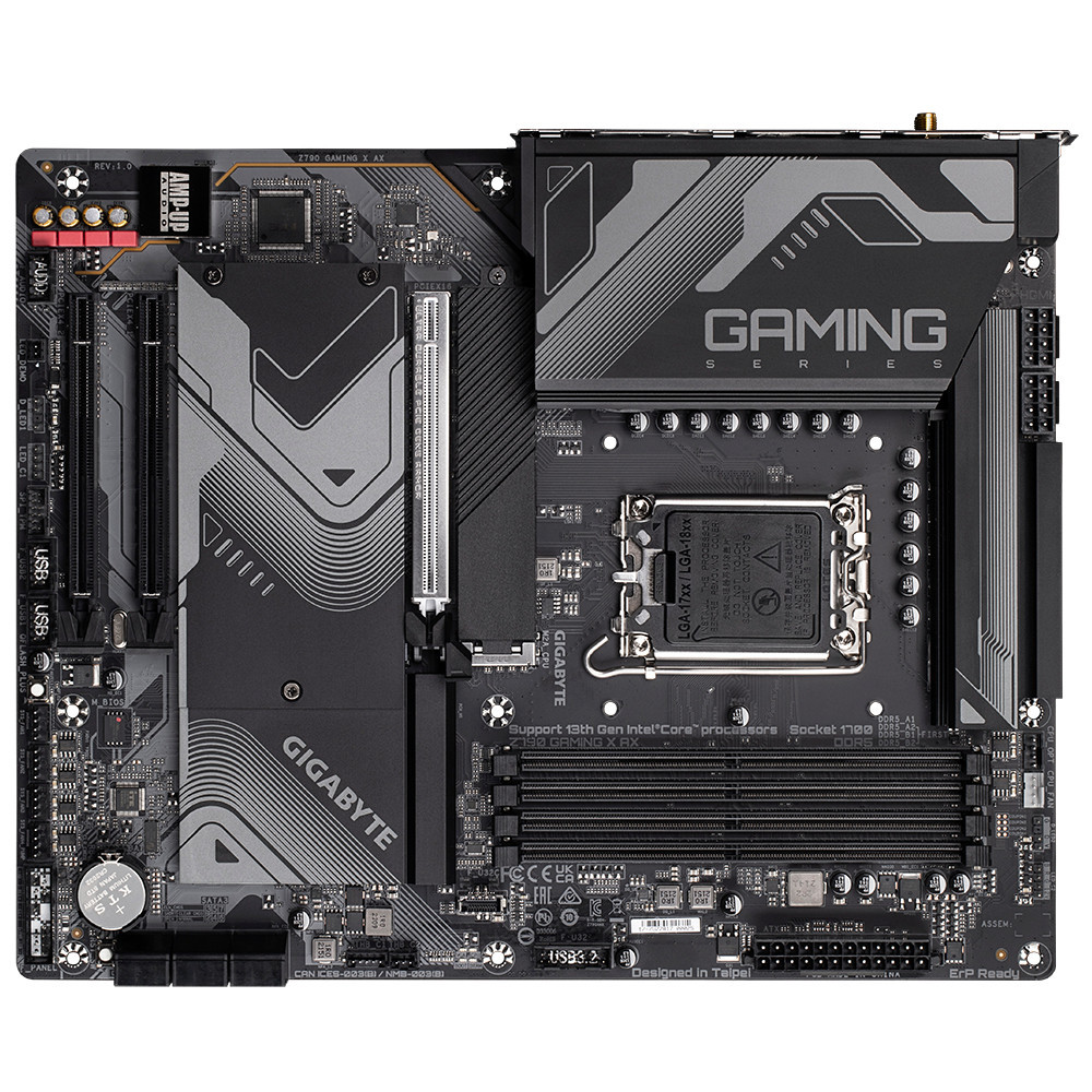 GIGCM040384 GIGABYTE Z790 GAMING X AX - ATX - LGA 1700 - 4x DDR5 - 3x PCI X16 - HDMI - DP -
