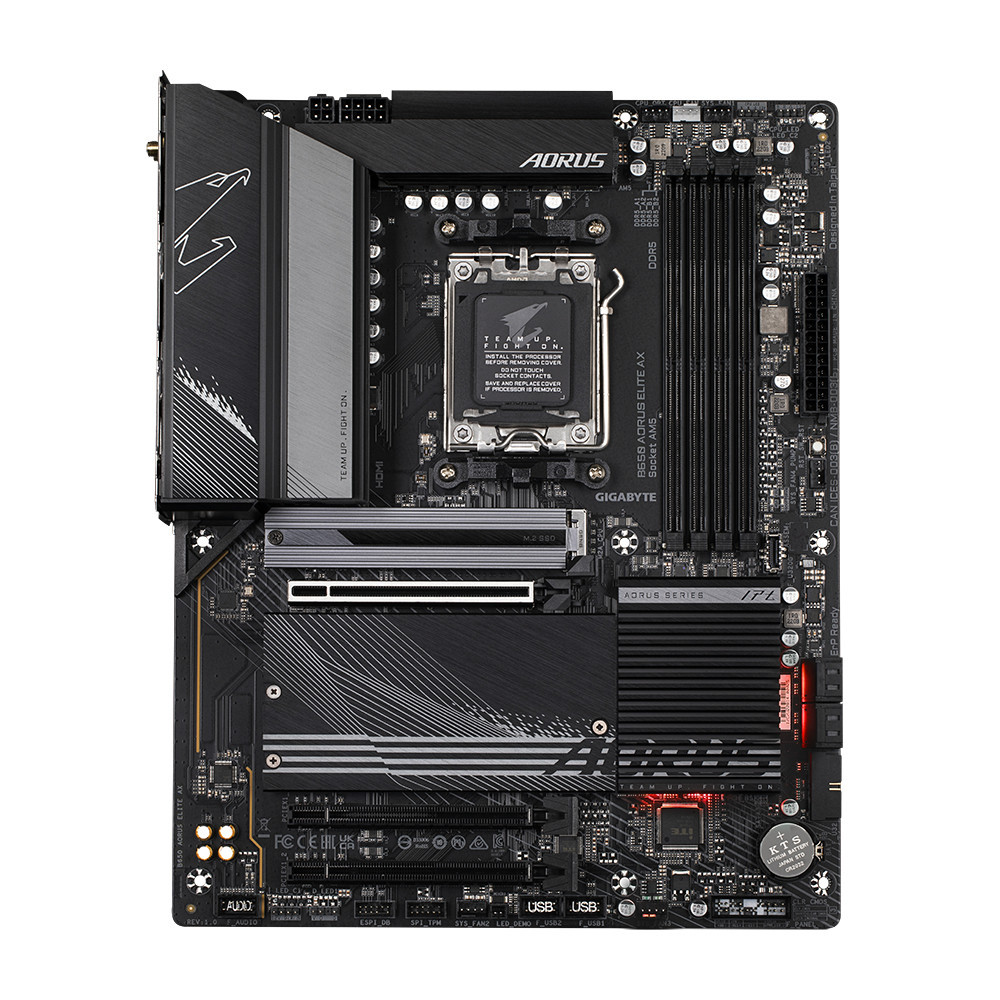 GIGCM040268 GIGABYTE B650 AORUS ELITE AX - ATX - AMD AM5 - B650 - 4x DDR5 - HDMI - DP - 3x M