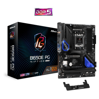ASRCM040226 ASROCK B650E PG RIPTIDE WIFI - ATX - AM5 - 4x DDR5 - PCIE 5.0 - 3x M.2 - WIFI6