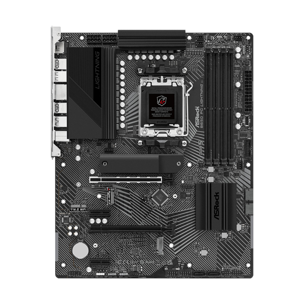 ASRCM040225 ASROCK B650 PG LIGHTNING - ATX - AM5 - 4x DDR5 - PCIE 5.0 - 3x M.2 ASRCM040225 ASROCK B650 PG LIGHTNING - ATX - AM5 - 4x DDR5 - PCIE 5.0 - 3x M.2