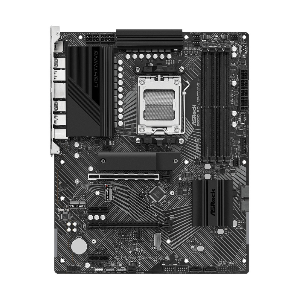 ASRCM040225 ASROCK B650 PG LIGHTNING - ATX - AM5 - 4x DDR5 - PCIE 5.0 - 3x M.2