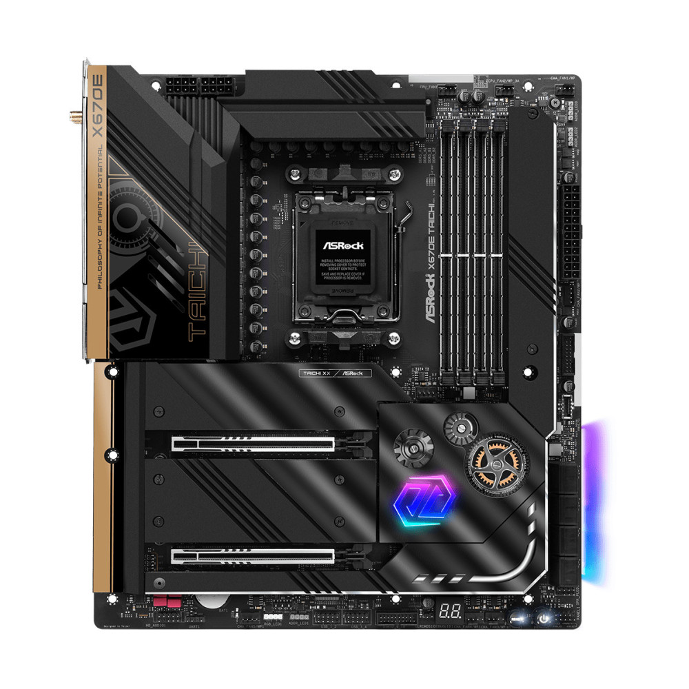 ASRCM040093 ASROCK X670E TAICHI - E-ATX - AM5 - 4x DDR5 - 2x PCIE 5.0 - M.2