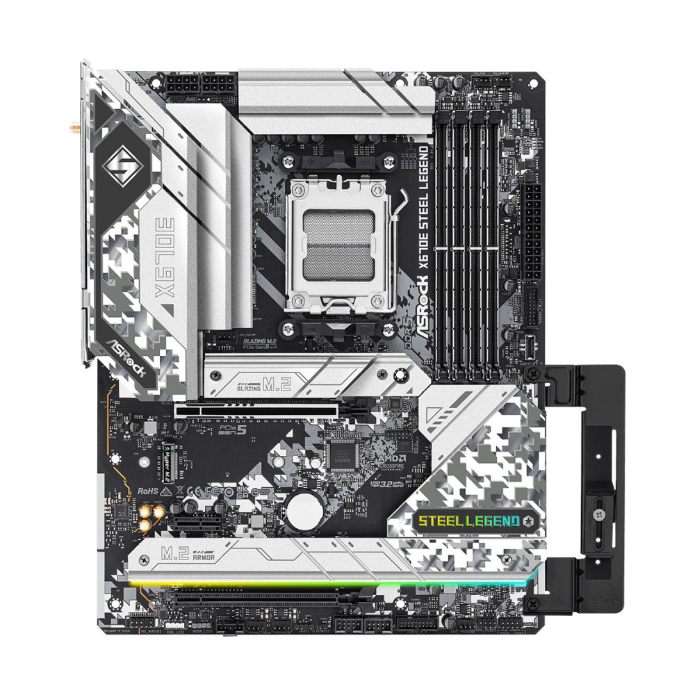 ASRCM040090 ASROCK X670E STEEL LEGEND - ATX - AM5 - 4x DDR5 - PCIE 5.0 - 4xM.2