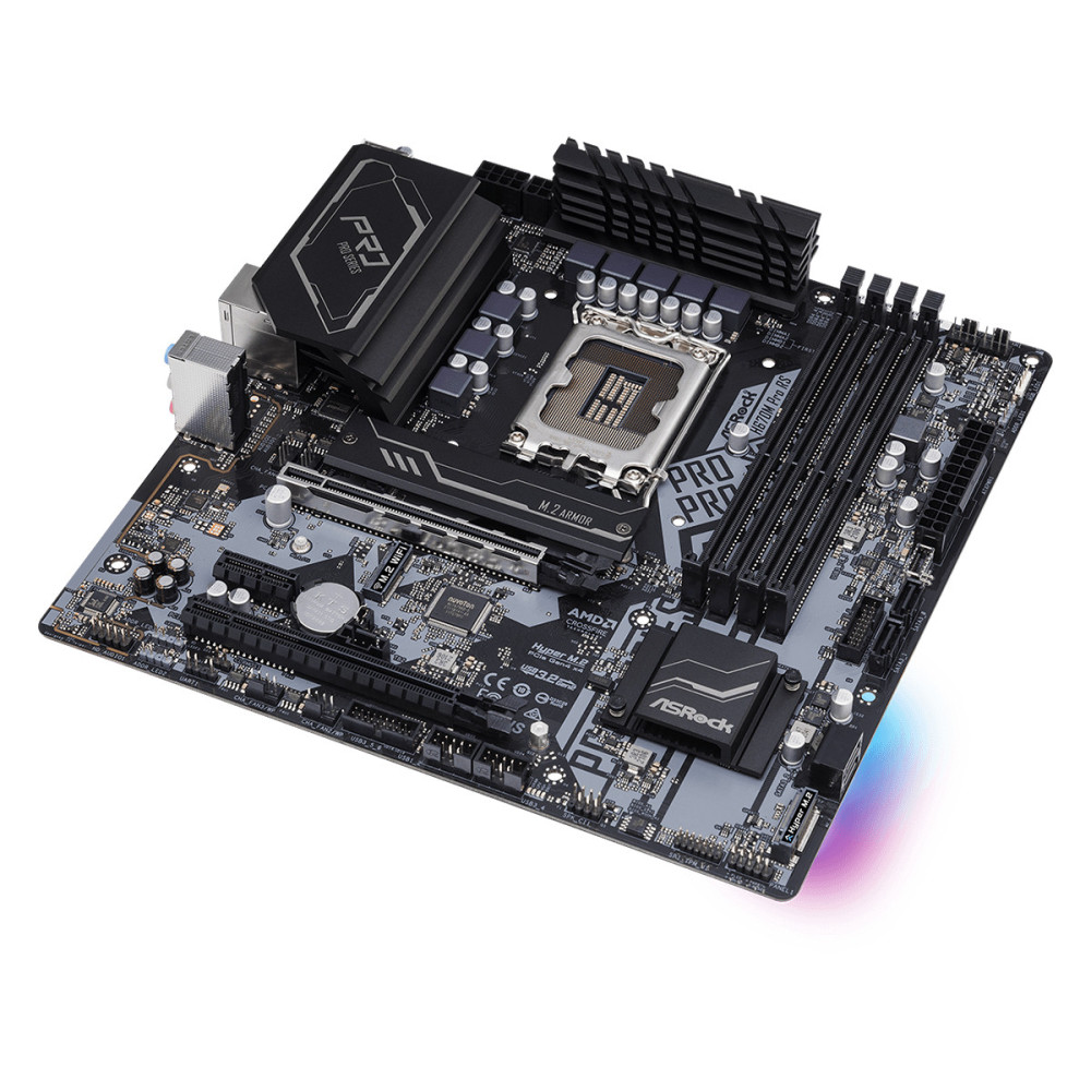 ASRCM039434 ASROCK H670M PRO RS - MATX - LGA 1700 - 4x DDR4 - 2x PCIE X16 - HDMI - DP