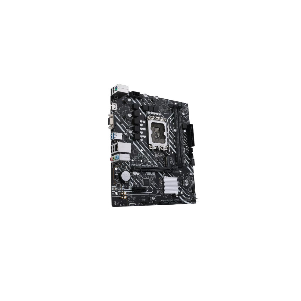 ASUCM039038 ASUS PRIME H610M-K D4 - MATX - LGA 1700 - 2x DDR4 - HDMI - VGA - M.2
