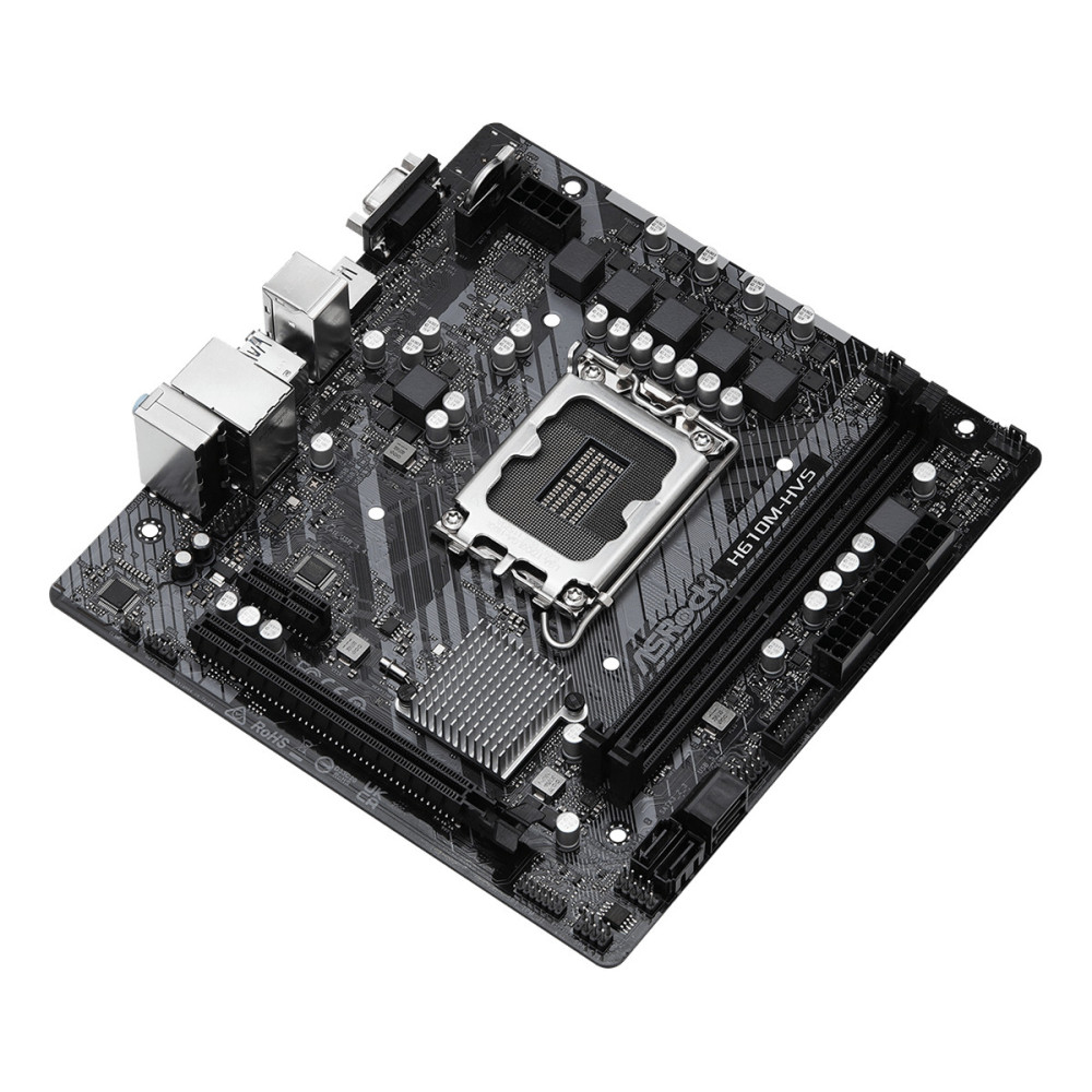 ASRCM038950 ASROCK H610M-HVS - MATX - INTEL LGA 1700 - 2x DDR4 - HDMI - VGA