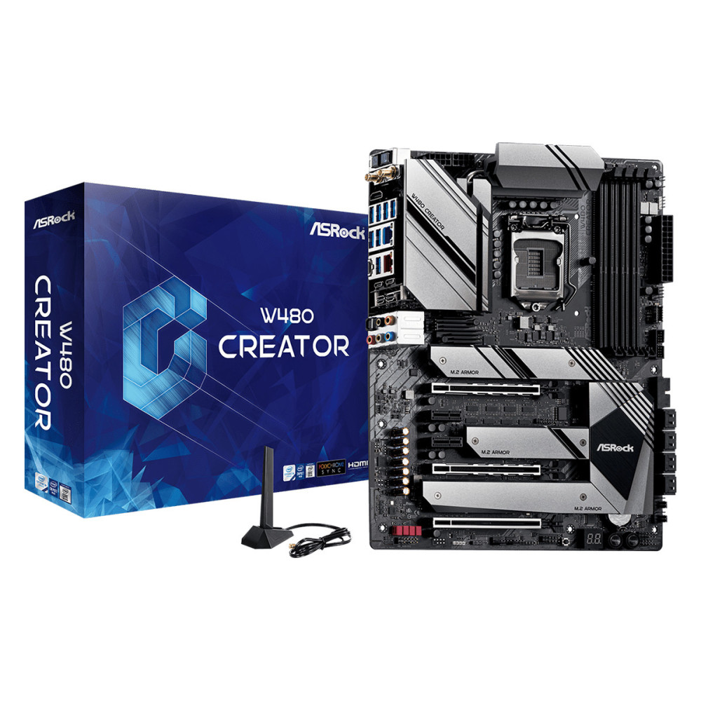 ASRCM038728 ASROCK - ATX - LGA 1200 XEON - 4x DDR4 - 3x PCIE X16 - 8x SATA ASRCM038728 ASROCK - ATX - LGA 1200 XEON - 4x DDR4 - 3x PCIE X16 - 8x SATA