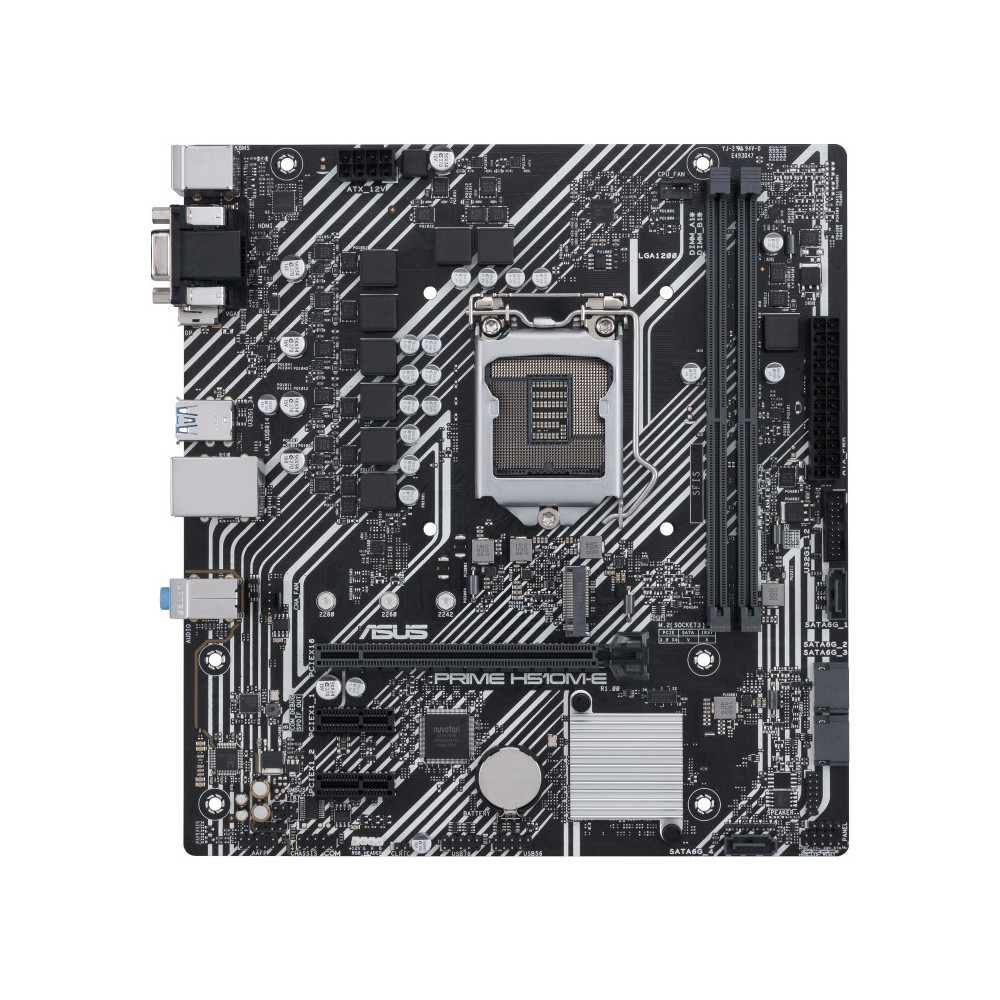 ASUCM038029 ASUS PRIME H510M-E - MATX - LGA 1200 - 2xDDR4 - VGA - HDMI - DP - M.2 ASUCM038029 ASUS PRIME H510M-E - MATX - LGA 1200 - 2xDDR4 - VGA - HDMI - DP - M.2