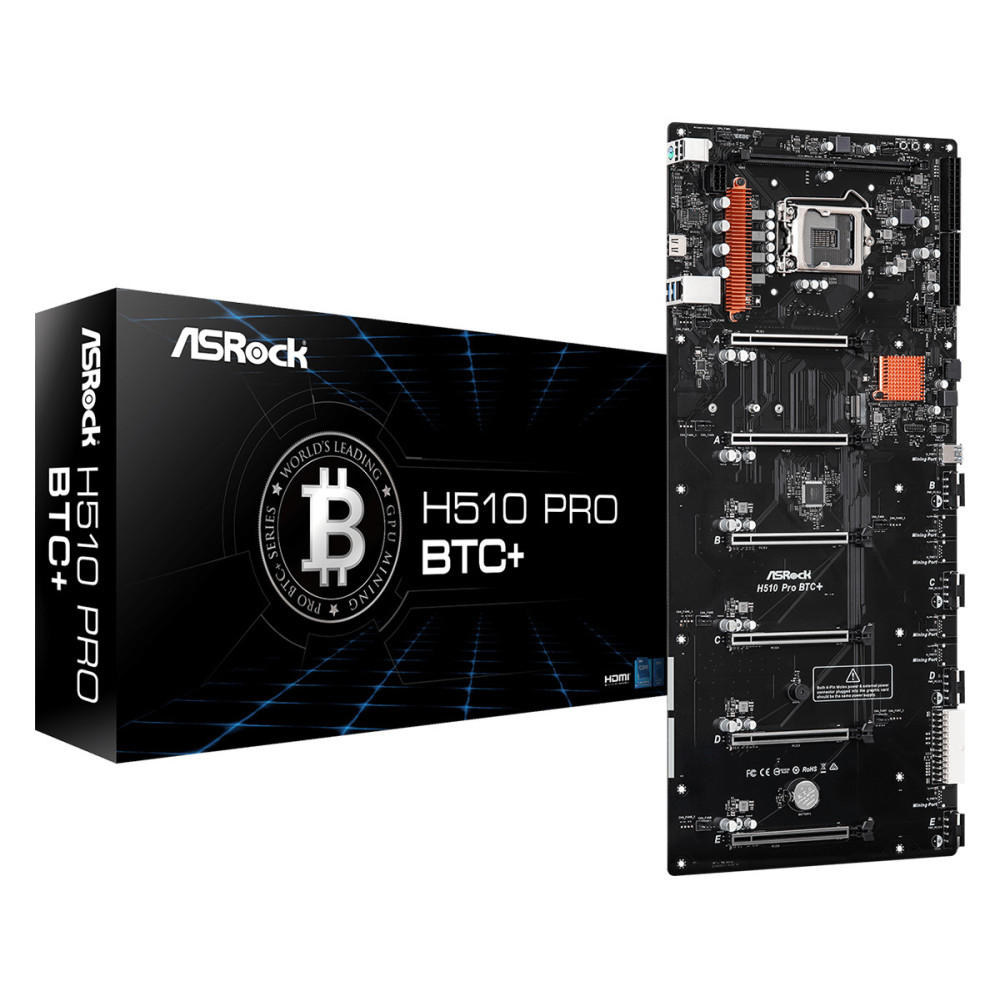 ASRCM037915 ASROCK - ATX - LGA 1200 - 1x DDR4 - 6x PCIEX16 - M.2 - HDMI ASRCM037915 ASROCK - ATX - LGA 1200 - 1x DDR4 - 6x PCIEX16 - M.2 - HDMI