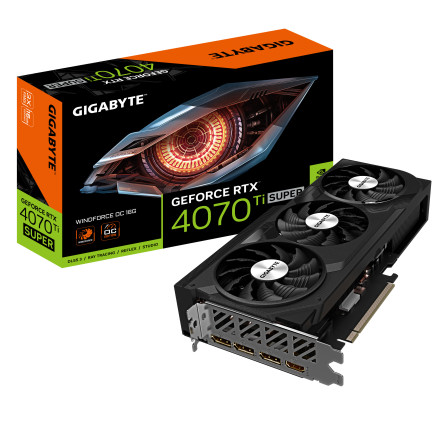 GIGCV044107 Carte Graphique - GIGCV044107 GIGABYTE RTX 4070 TI SUPER WINDFORCE OC 16G - 2625MHz - 16Go GDDR6X