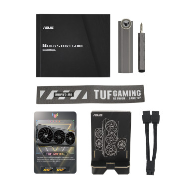 ASUCV044056 Carte Graphique - ASUCV044056 ASUS TUF GAMING RTX 4070 SUPER 12GB GDDR6X OC - NVIDIA - 2595MHz
