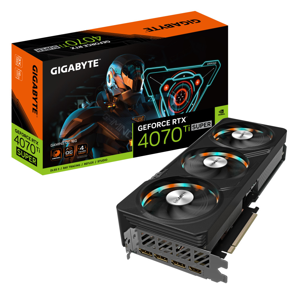 GIGCV043709 Carte Graphique - GIGCV043709 GIGABYTE RTX 4070 TI SUPER GAMING OC 16G GIGCV043709 Carte Graphique - GIGCV043709 GIGABYTE RTX 4070 TI SUPER GAMING OC 16G